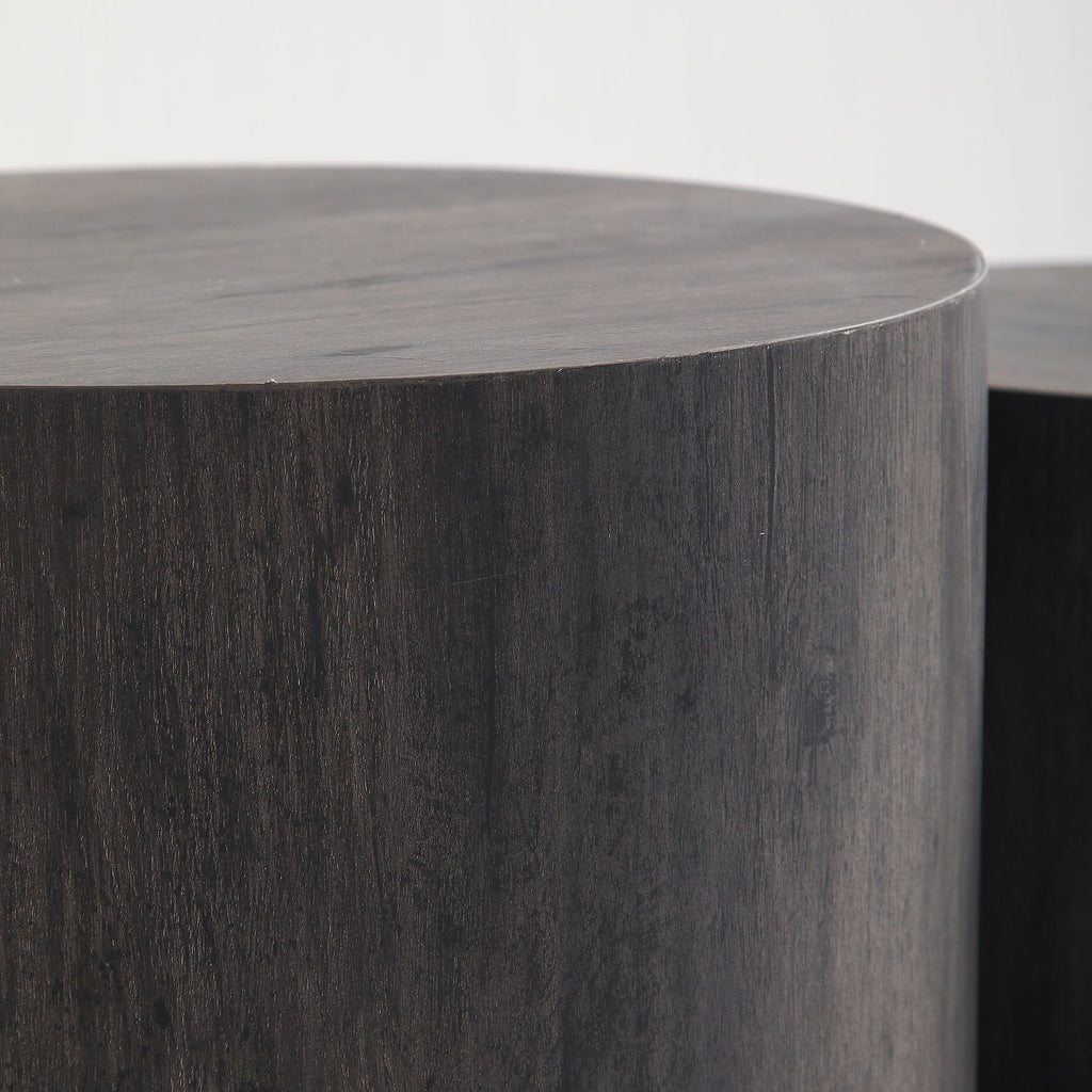 Modern Round Nesting Coffee Table (Set of 2)