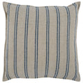 Delgada - 26" x 26" Pillow - Natural / Blue