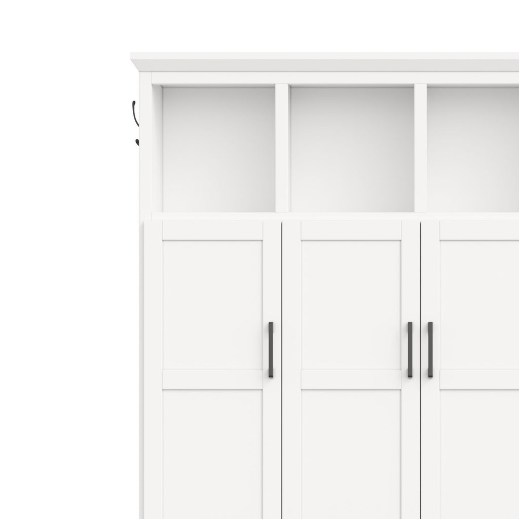 Hall Tree With 4 Hidden Cabinets