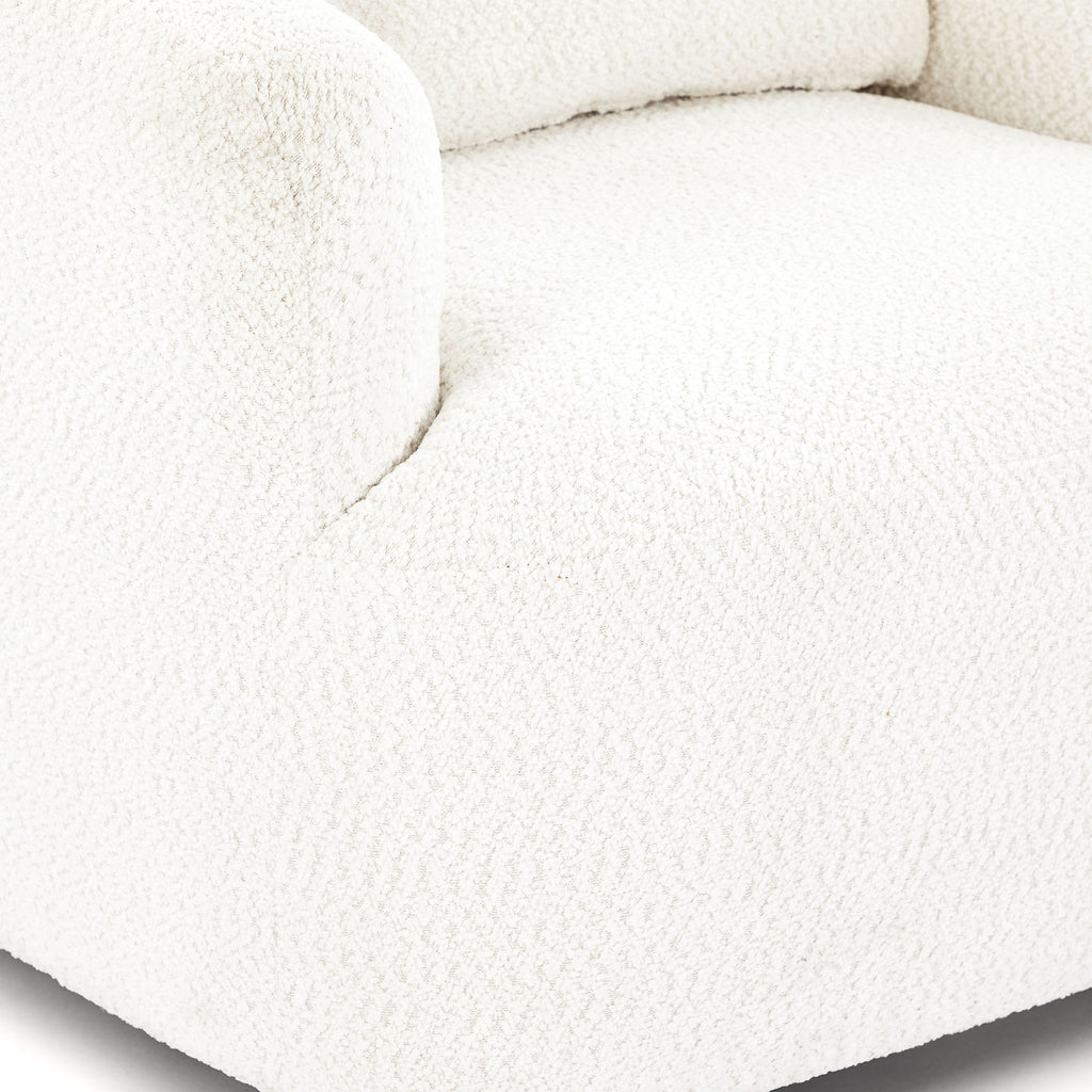 360° Swivel Barrel Sofa Chair With Throw Pillow, Upholstered Accent Chair