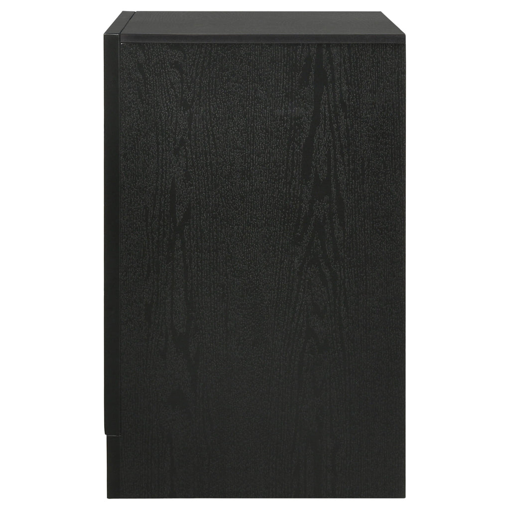Transitional 2 Drawer Nightstand With Hidden Jewelry Tray