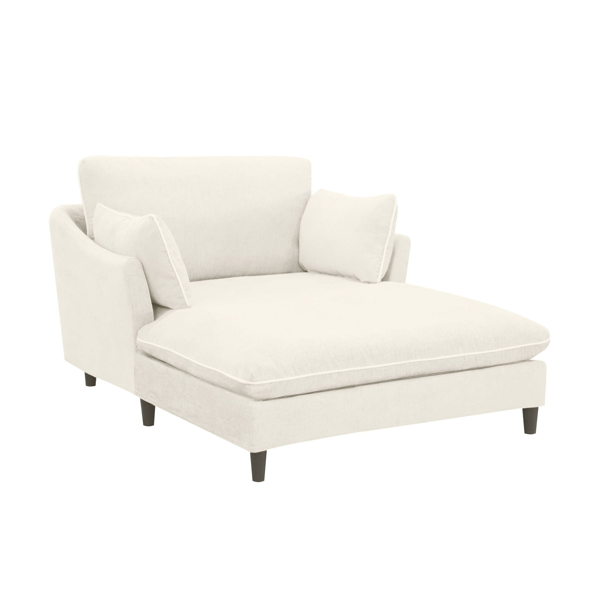 Modern Chaise Lounge Couch Sofa Bed With Pillows