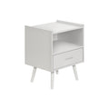 Modern Accent Table With Storage Drawer