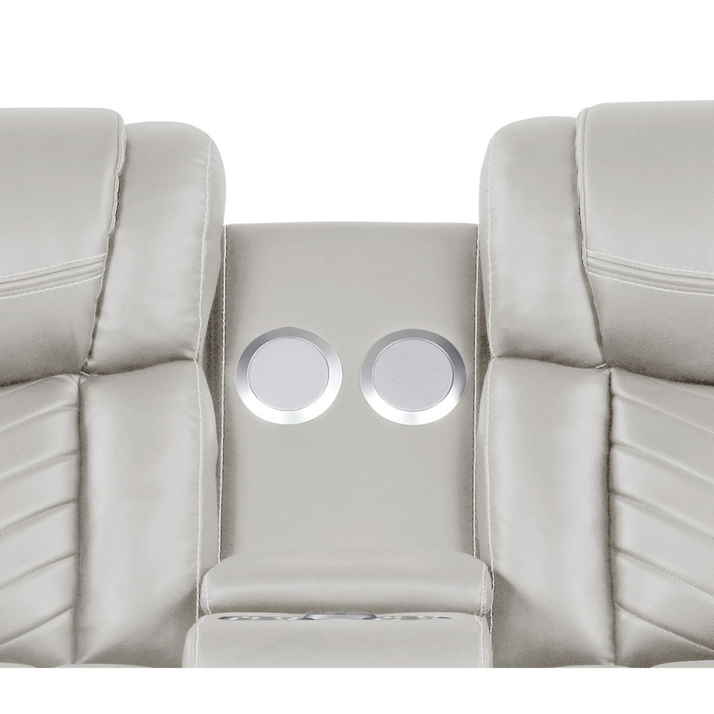 Challenger - LED Power Recliner Loveseat