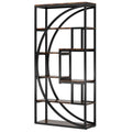 5 Tier Etagere Bookshelf With 8 Open Shelves Organizer For Living Room