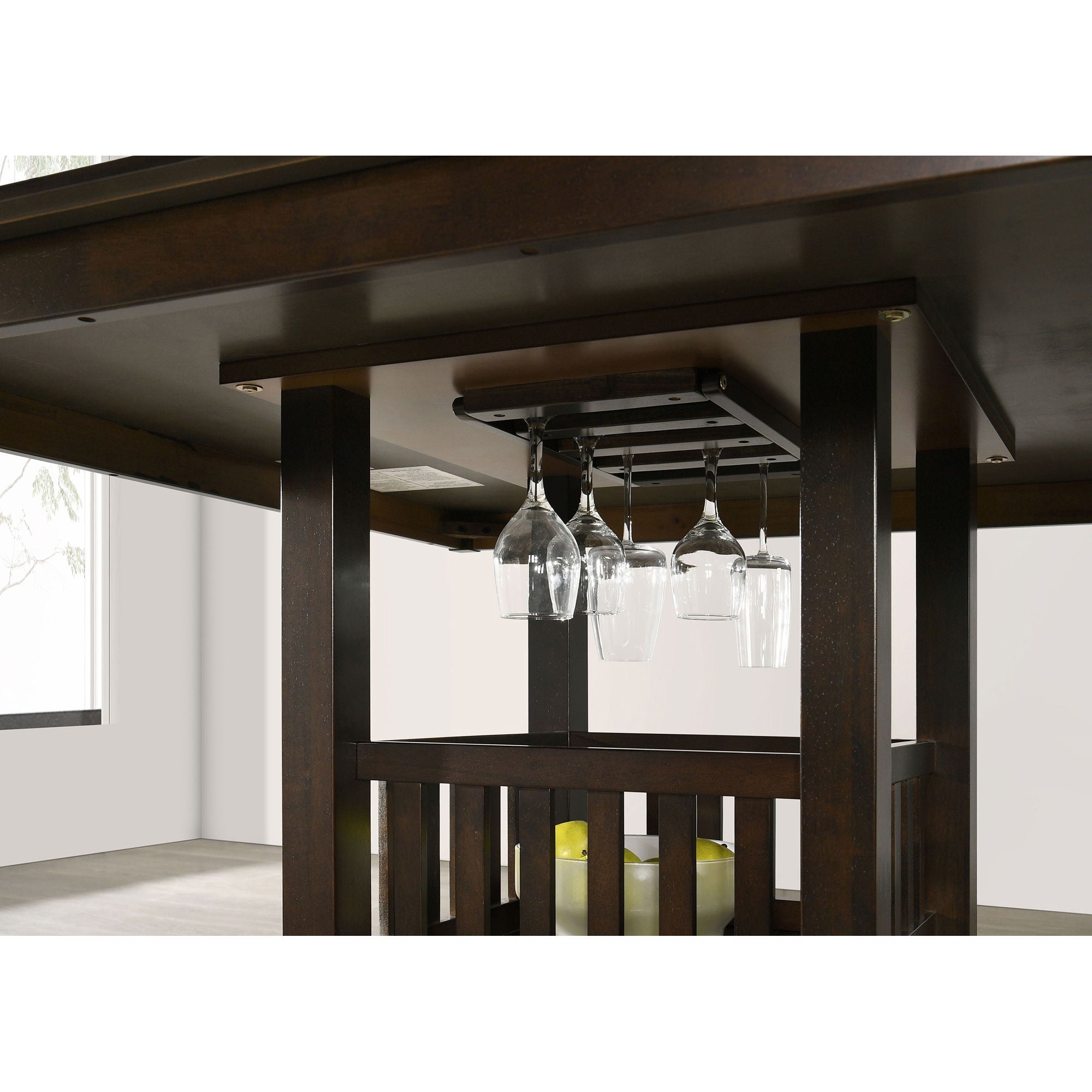 Finley - 5 Piece Dining Set With Chairs - Espresso