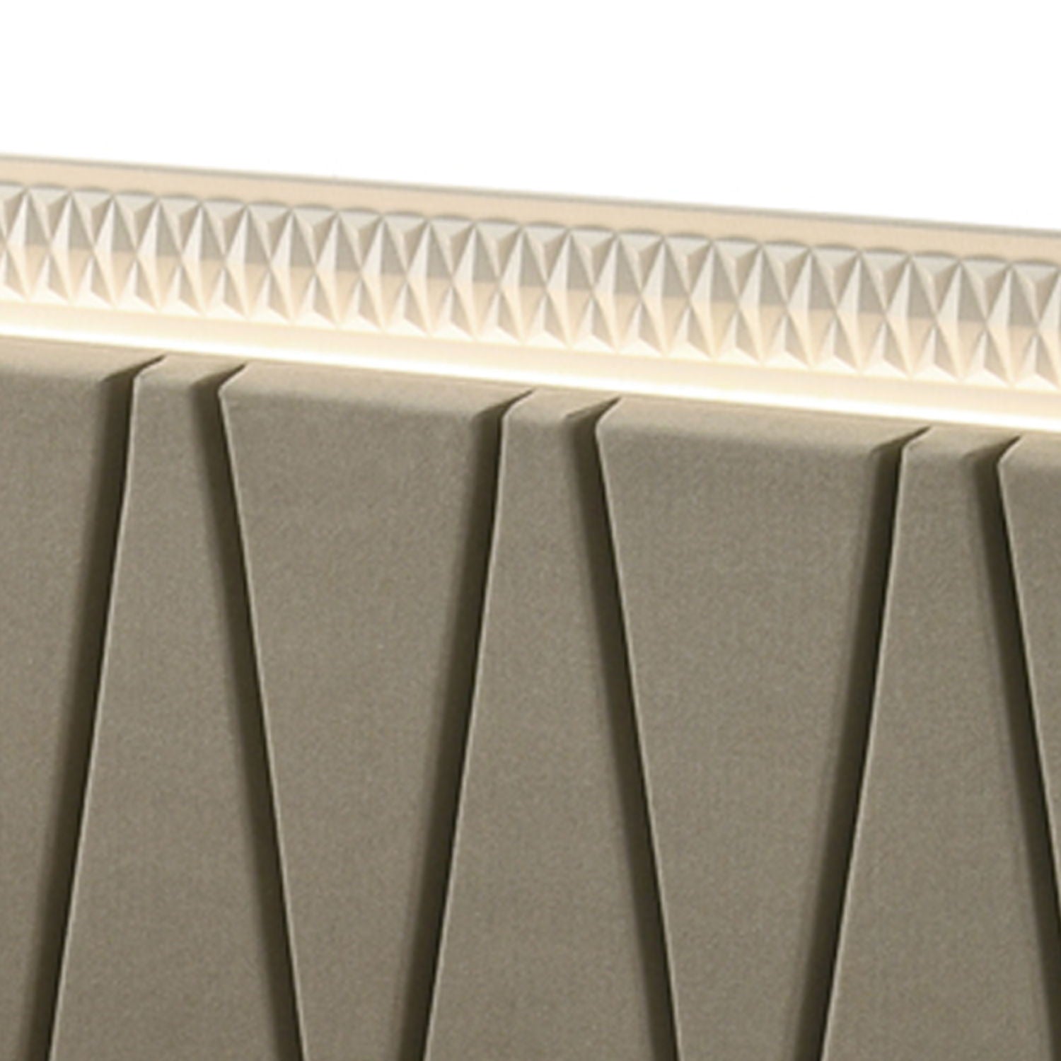 Stanley - Bed With LED Upholstered Headboard