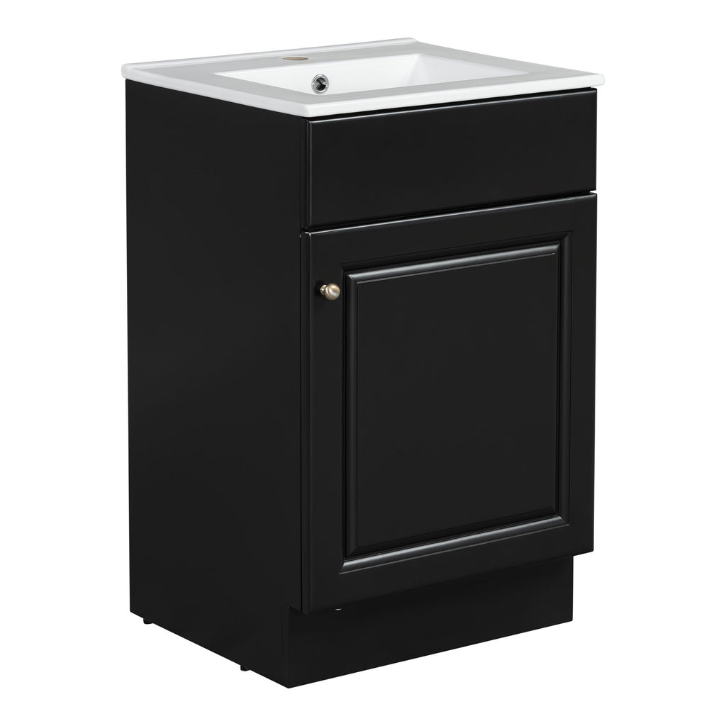 Bathroom Vanity With Sink, Cabinet With Adjustable Shelf