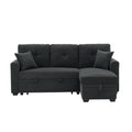 Sleeper Sectional With Pull Out Bed, Reversible Chaise