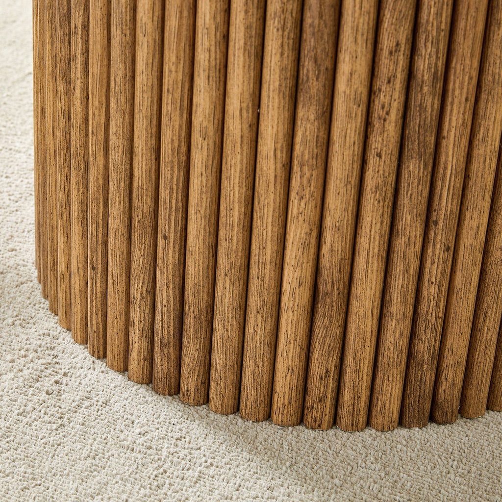Modern Circular Coffee Table Cylindrical Design