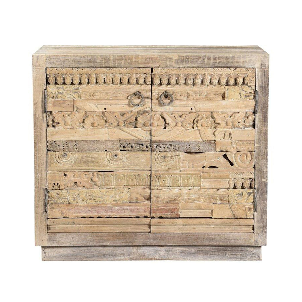 Alta - 2 Door Carved Panel Sideboard - Butterwood Blend