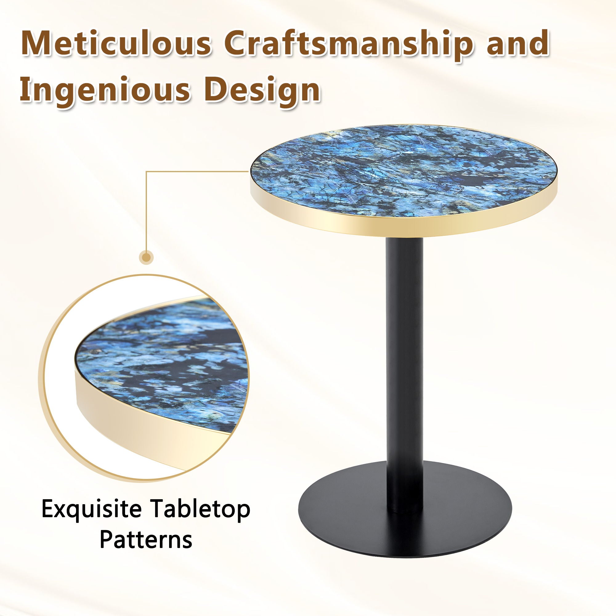 Elegant Round Bistro Table