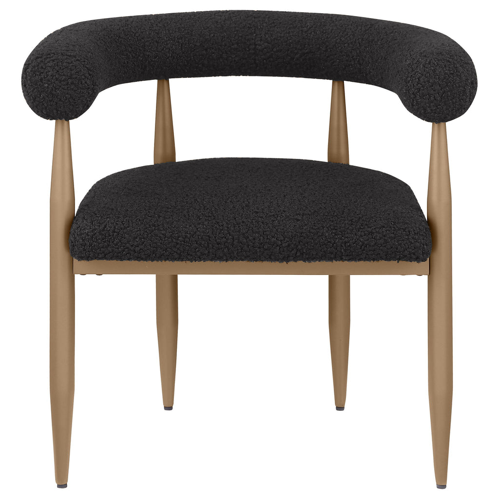 Crofton - Upholstered Dining Arm Chair (Set of 2) - Black