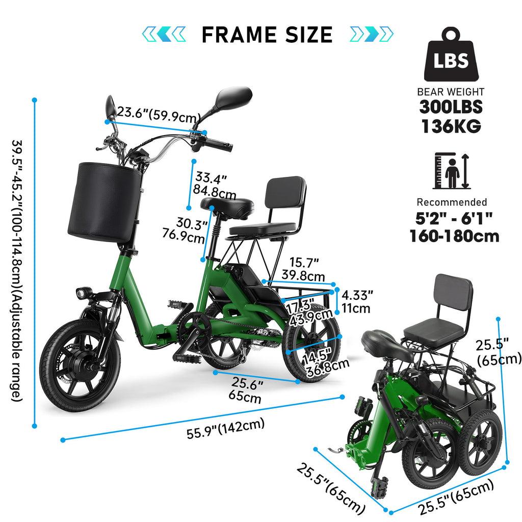 Foldable Electric Tricycle