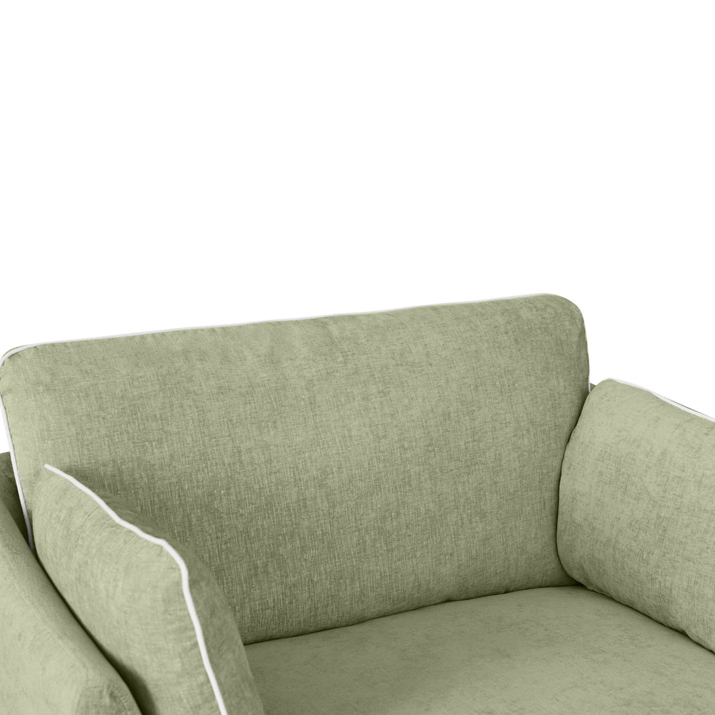 Modern Chaise Lounge Couch Sofa Bed With Pillows