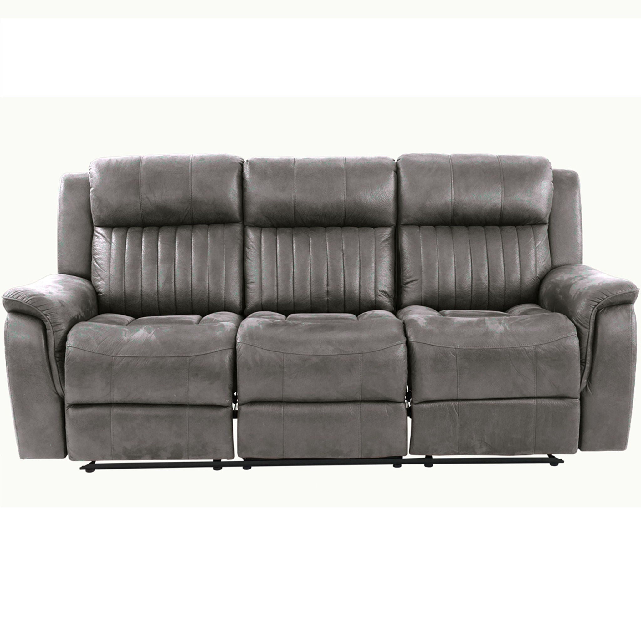 Contemporary Living Room Set, Horizontal And Vertical Tufting