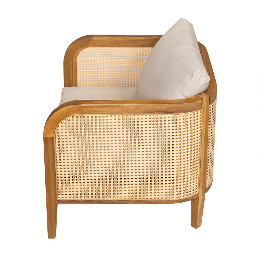 Kirkby - Bohemian Outdoor Patio Cushioned Arm Chair