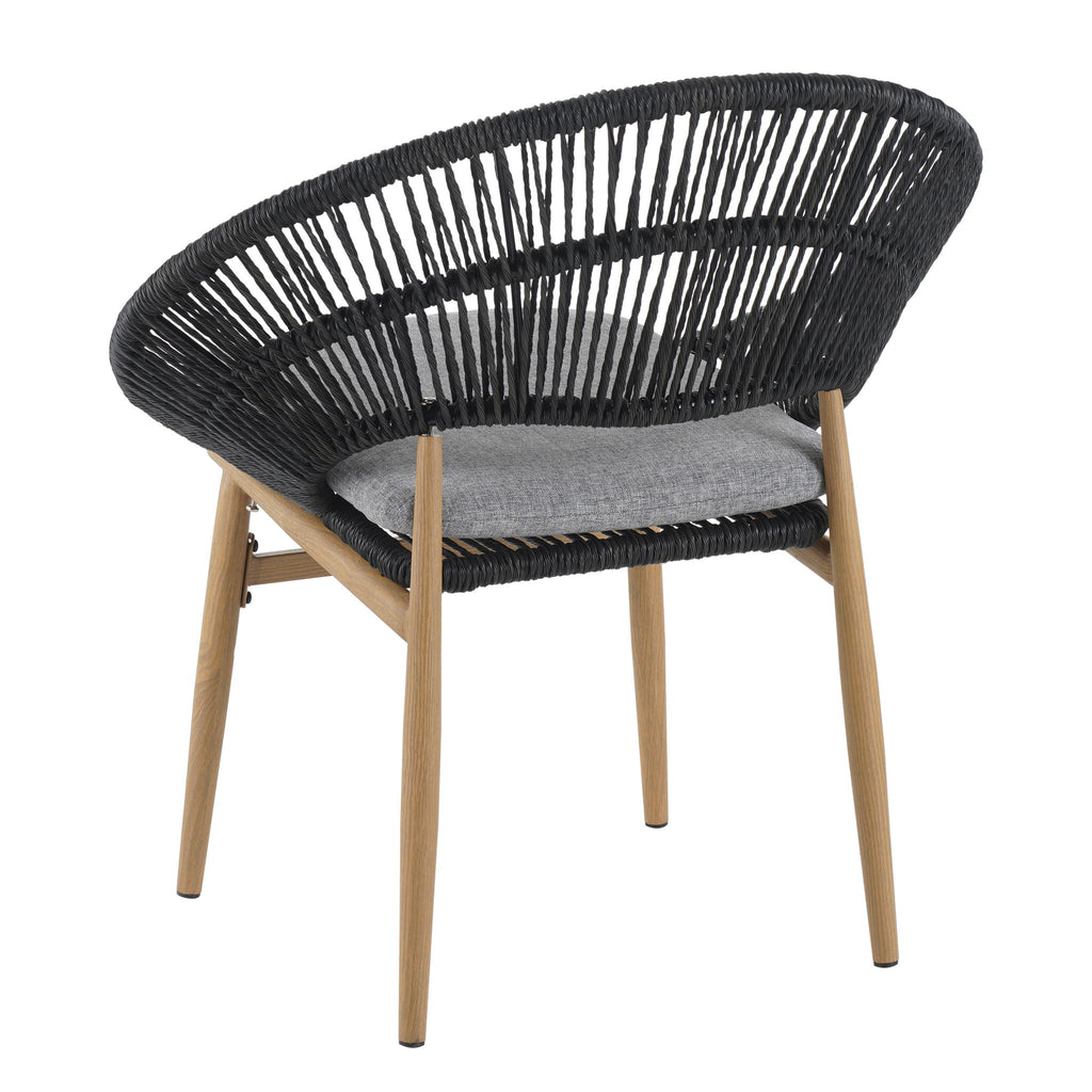 Cyril - Outdoor Papasan Style Dining Chair (Set of 2)