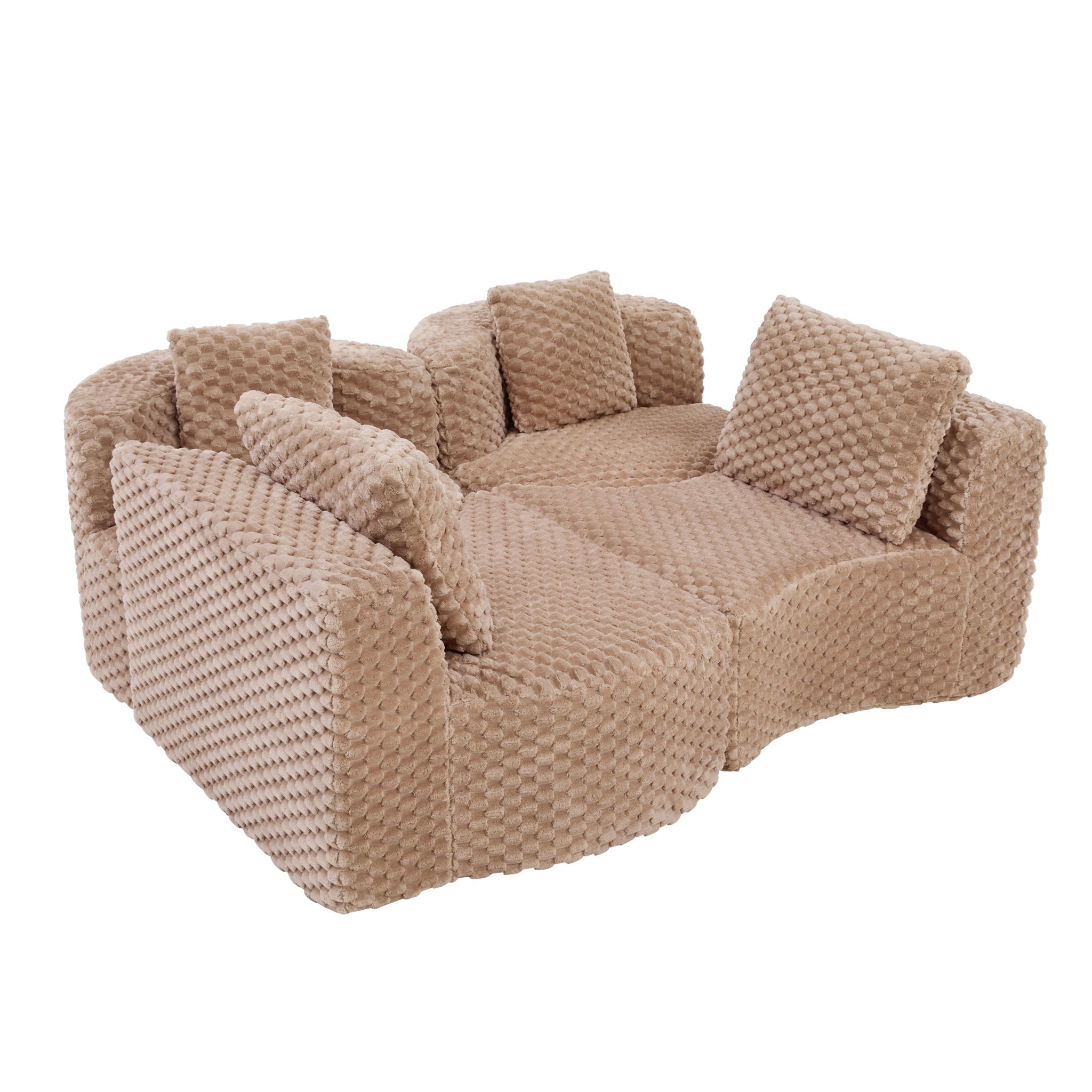 Modular Sectional Sofa With Free Combination Design