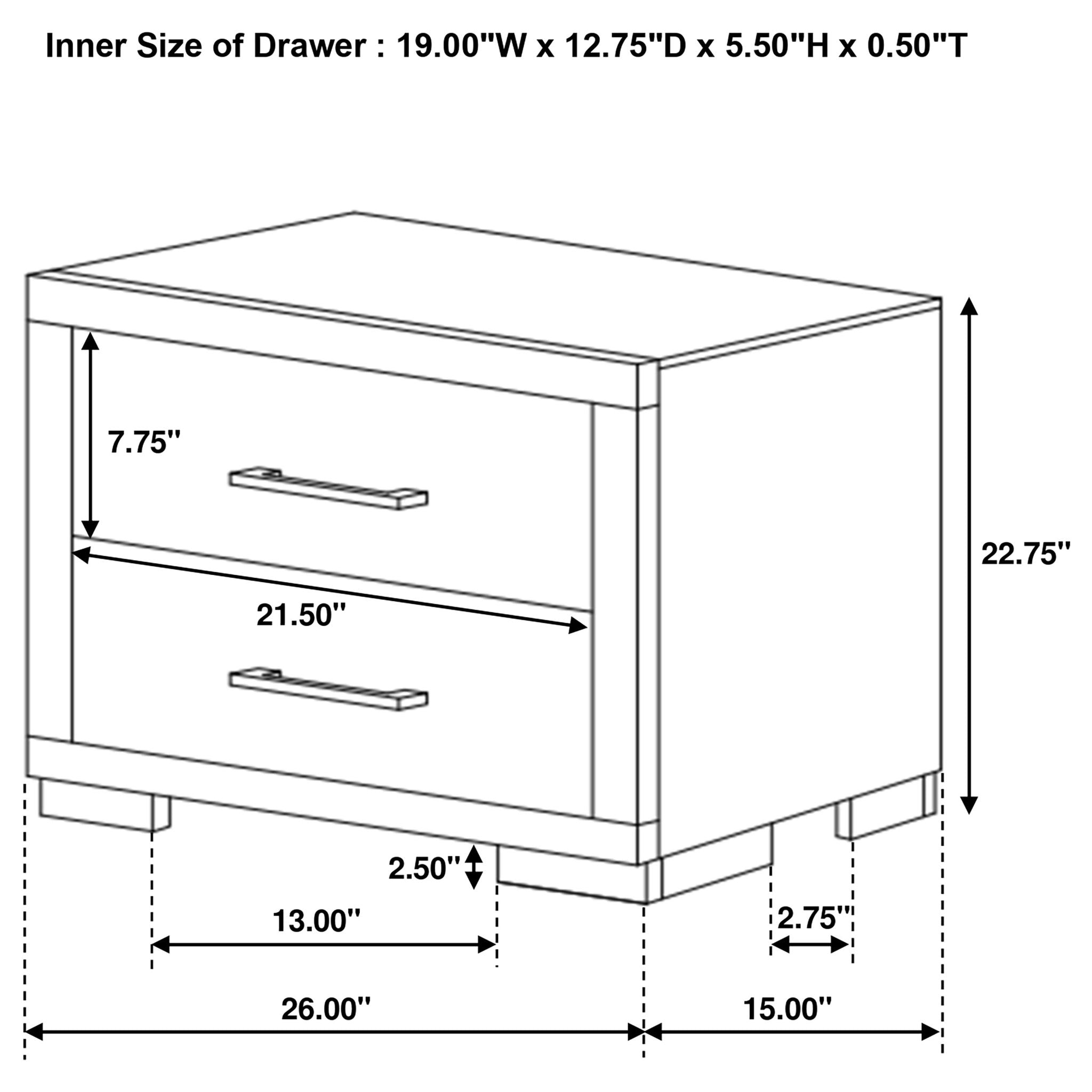 Emory - Bedroom Set With Storage Headboard