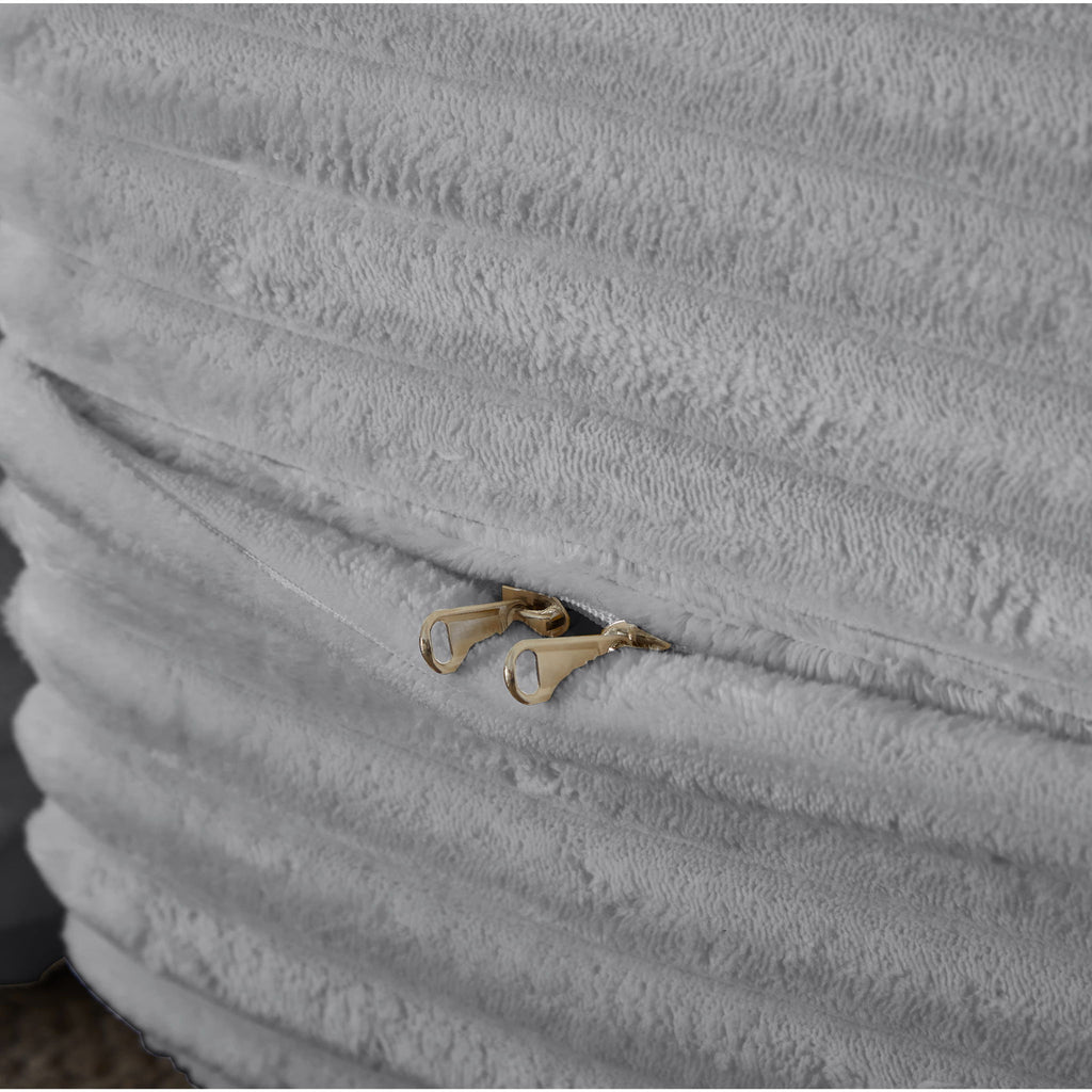 Floor Convertible Sleeper Sofa Bed With 2 Pillows