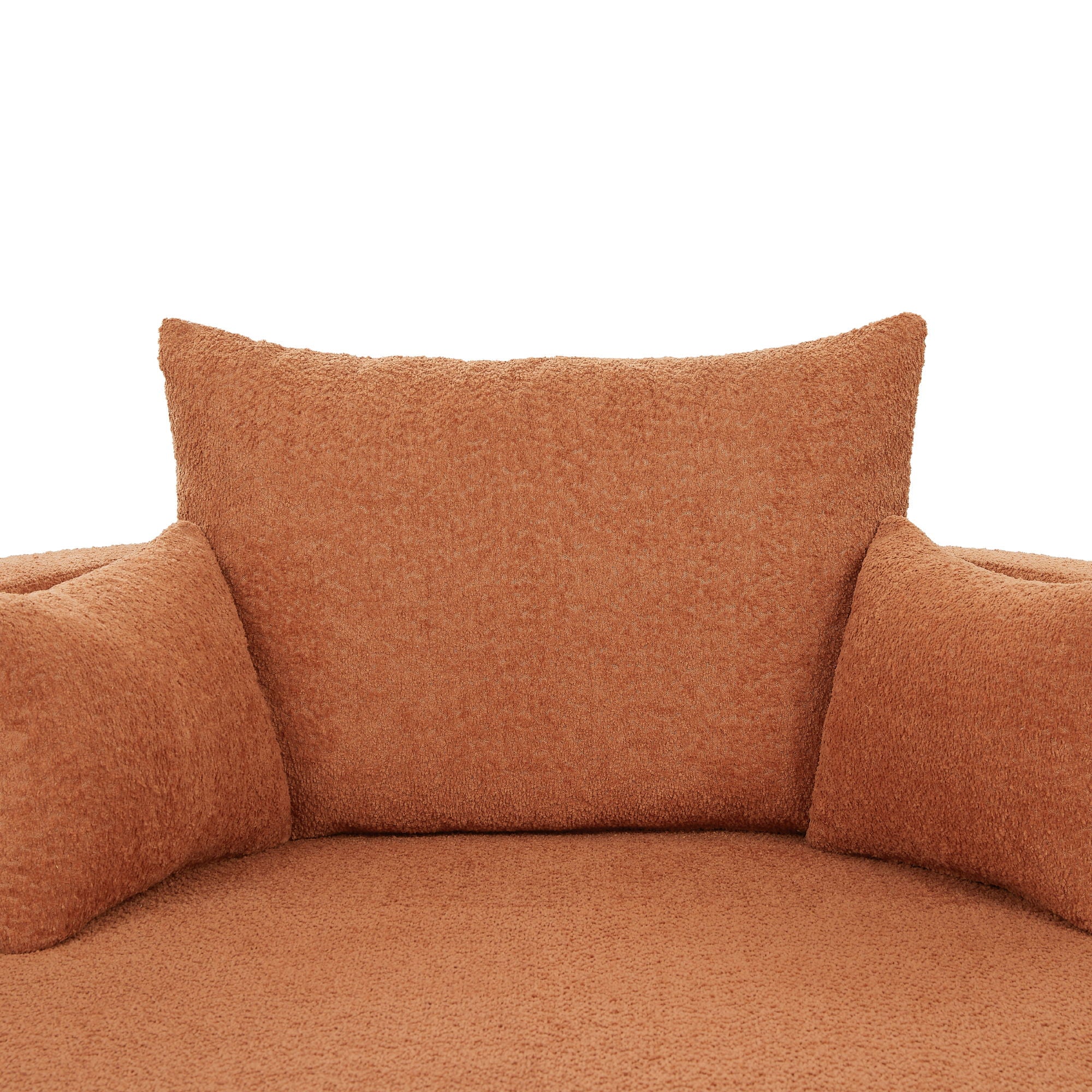 360° Swivel Accent Barrel Chair With 3 Removable Pillows For Living Room