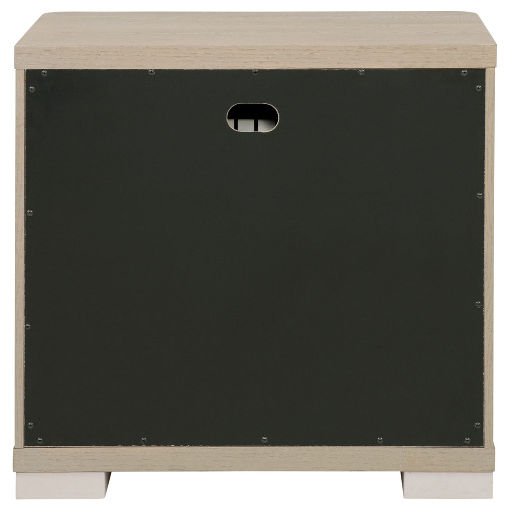Mirador - 2 Drawer Nightstand Bedside Table - Natural