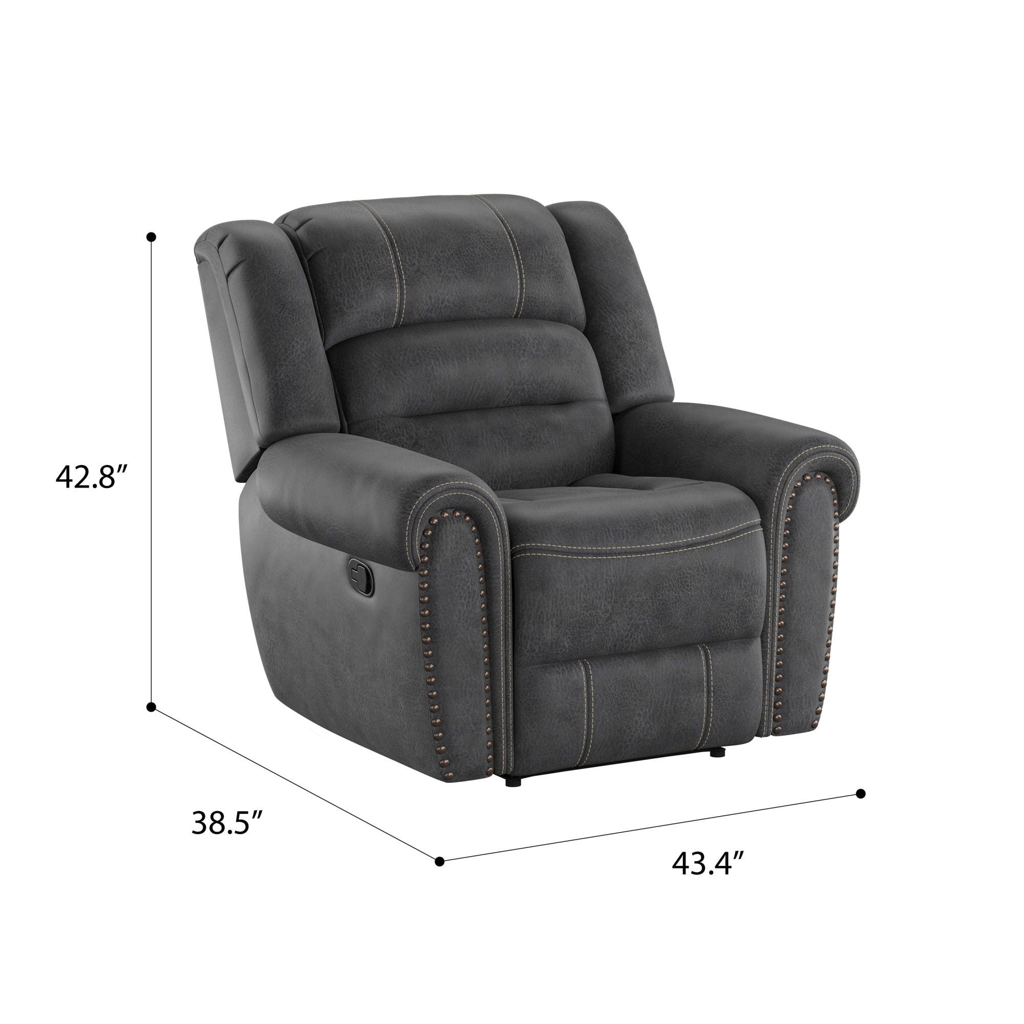 Gliding Recliner - Gray