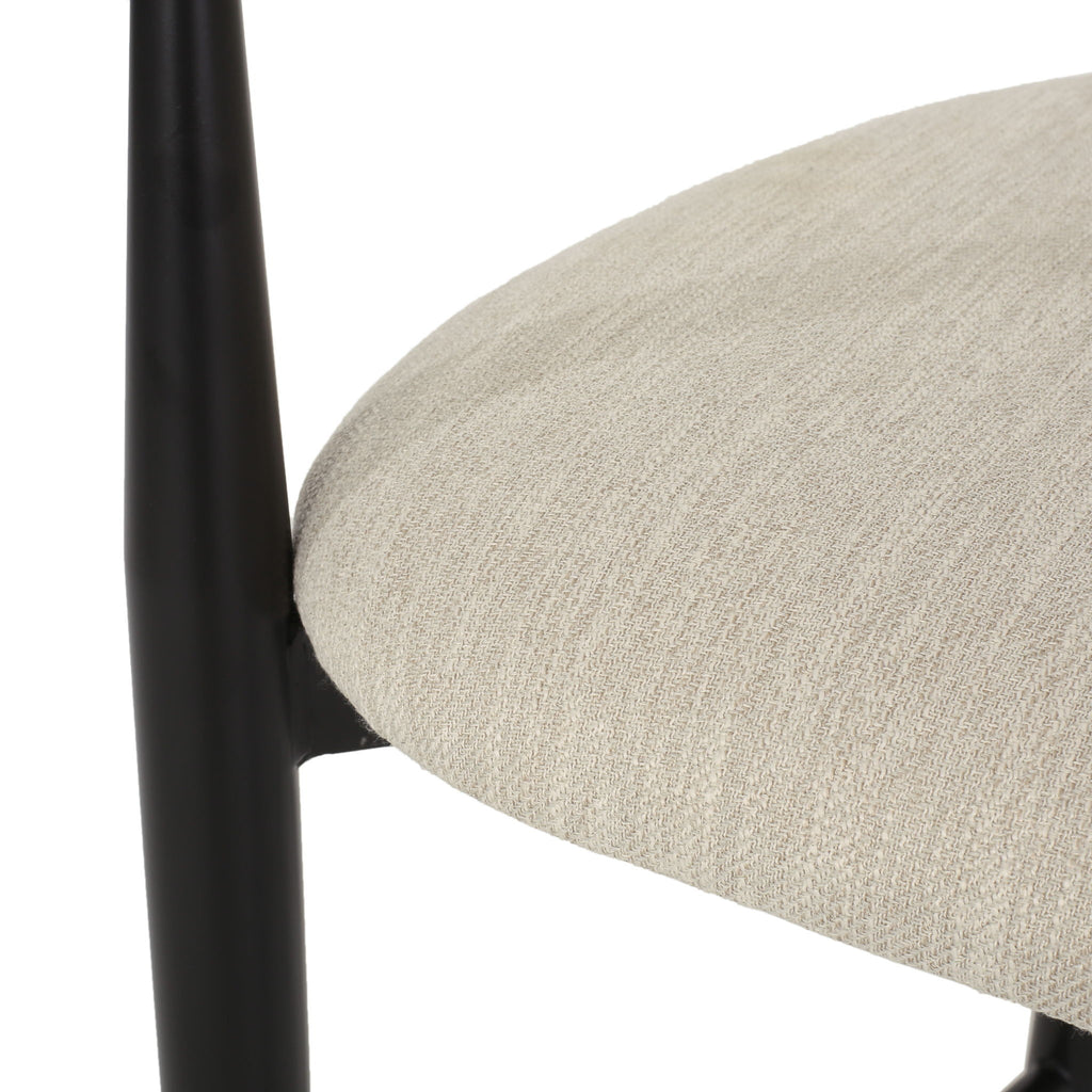 Upholstered Bar Stools With Backs For Kitchen Island (Set of 2)