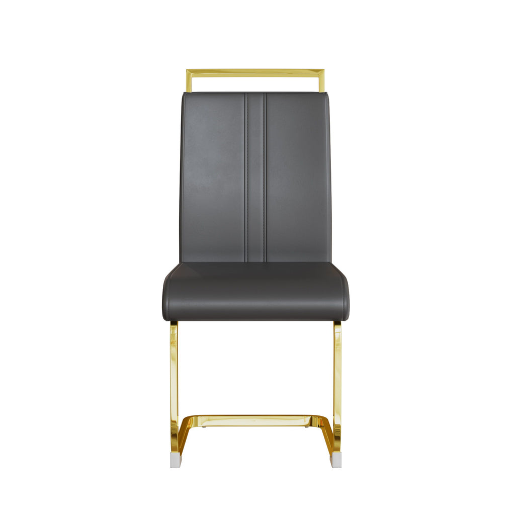 Side Dining Room Chair, Padded Seat High Back