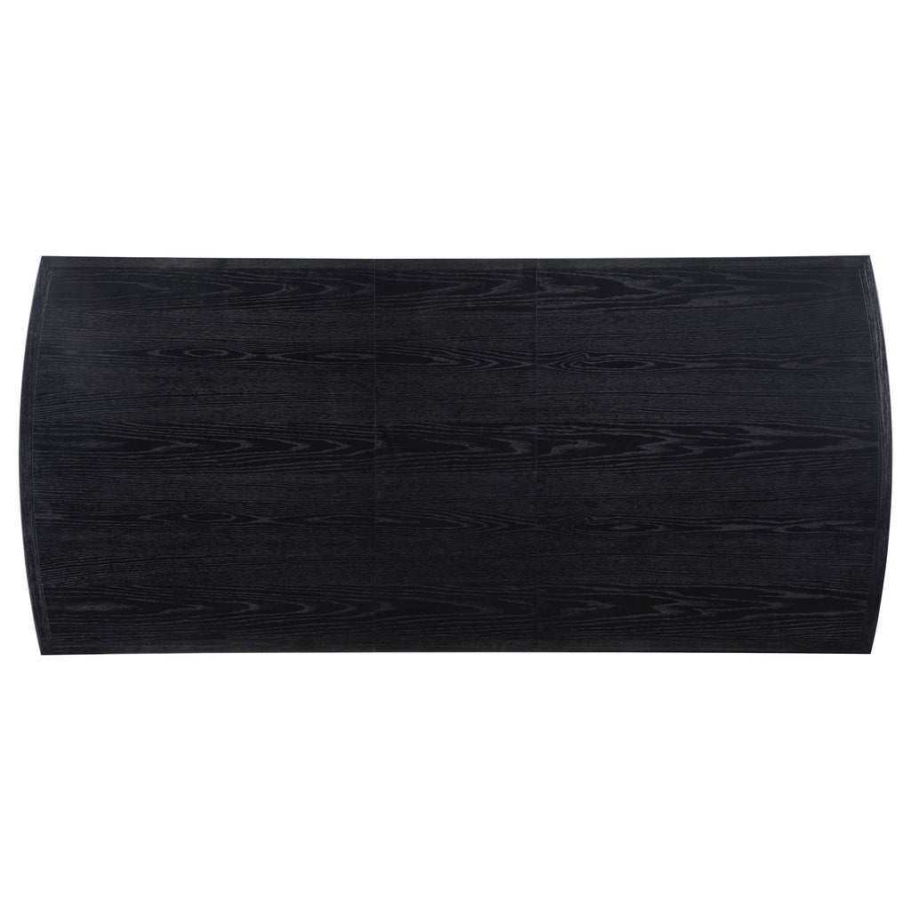 Mason - Removable Extension Leaf Dining Table - Black