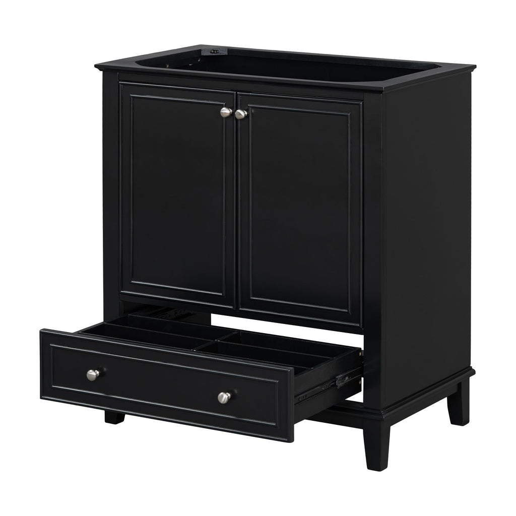Modern Bathroom Vanity Base Only With Doors And Drawer