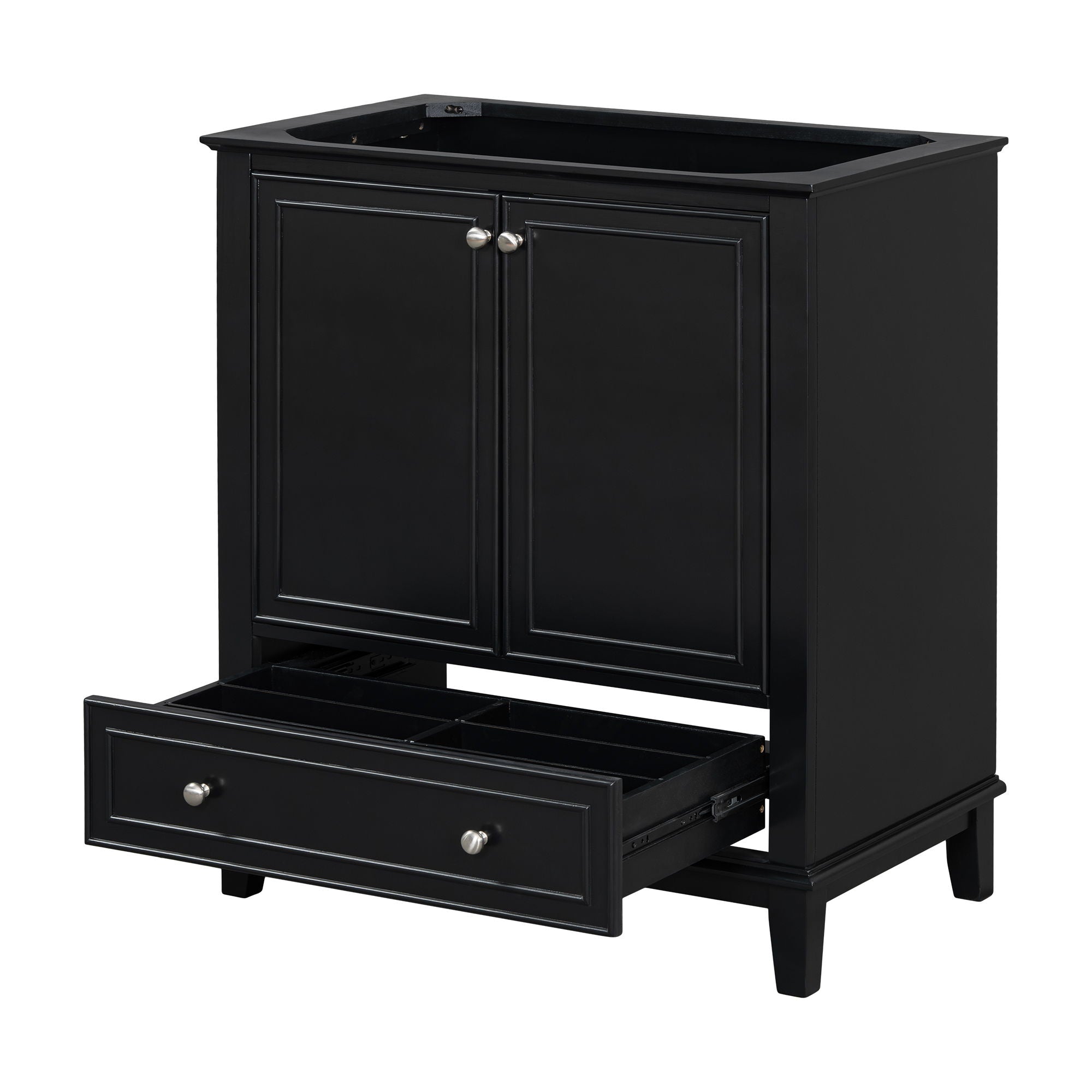 Modern Bathroom Vanity Base Only With Doors And Drawer
