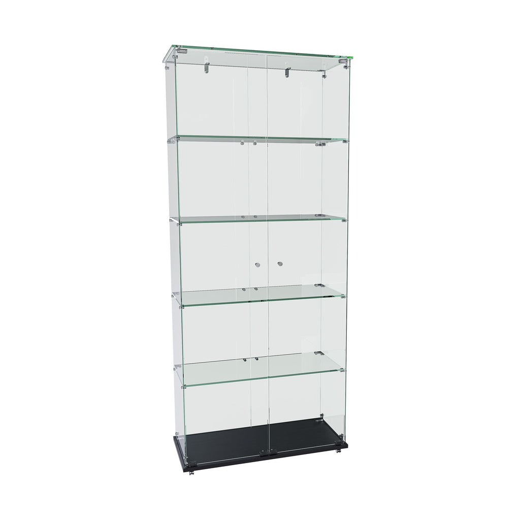 Premium 5 Tier Glass Display Case With 5 Dynamic LED Modes
