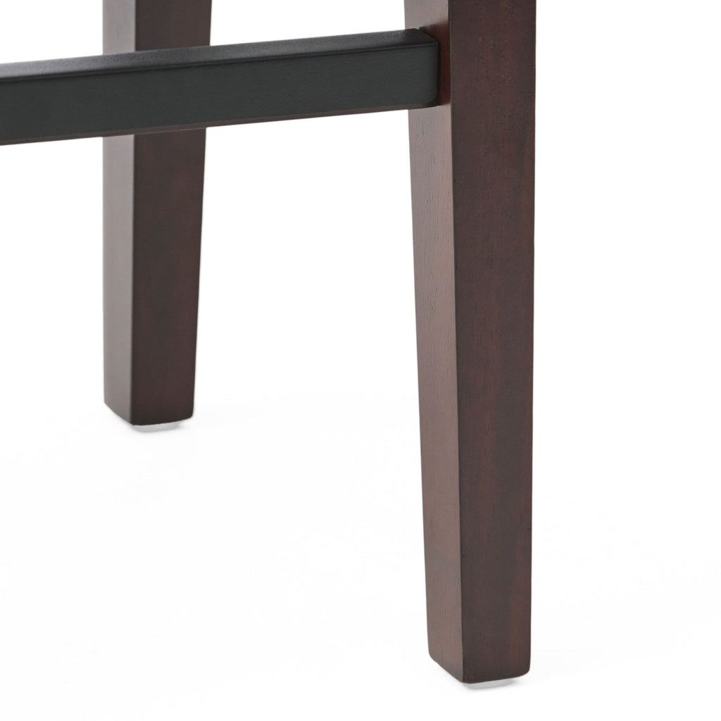 Elegant Saddle Stool With Curved Seat Comfort - Brown