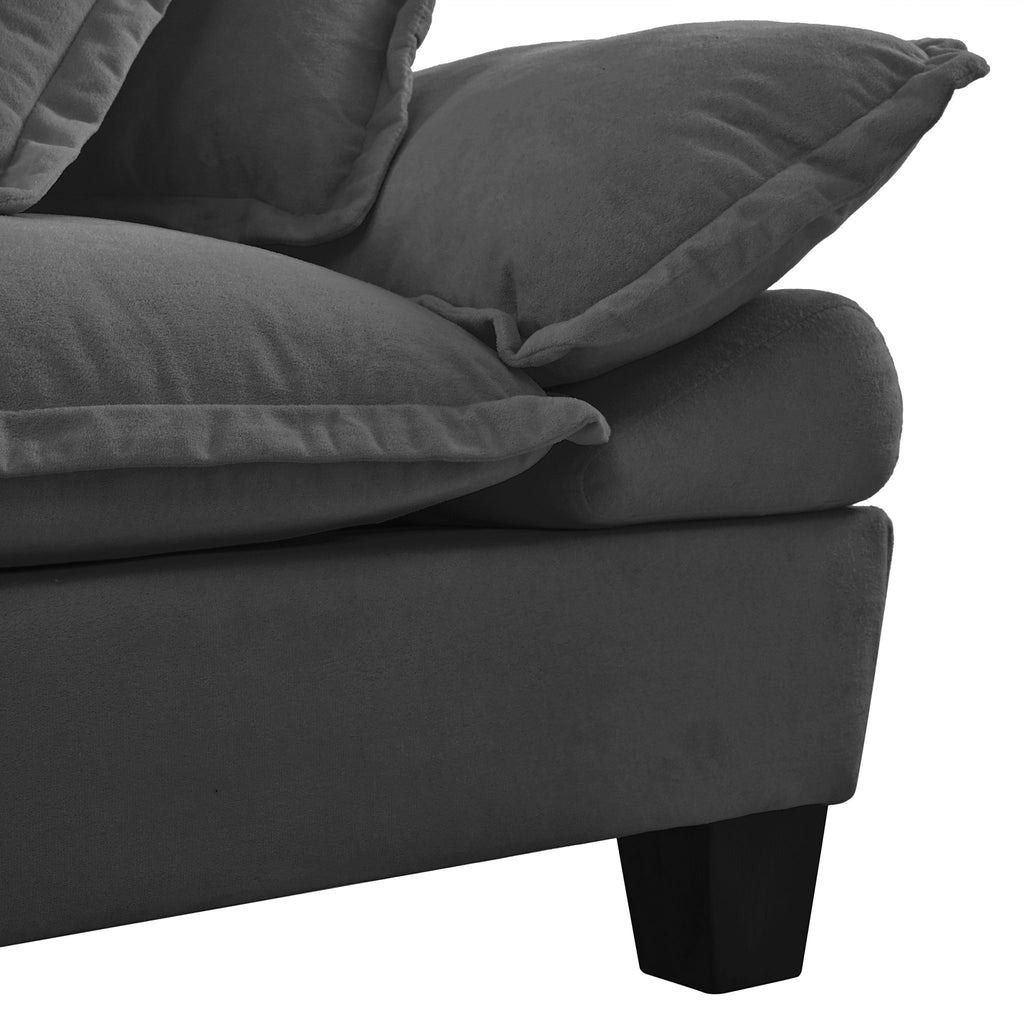 Modular Cloud Couch Sofa With Cup Holders & Storage, USB Port