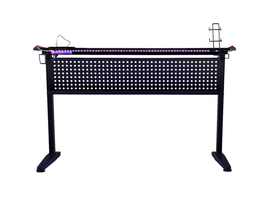 Dragi - Gaming Desk With USB - Black & Red