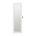 Jewelry Armoire Organizer With Full Length Mirror, Wall Mounted Lockable Cabinet With LED Light