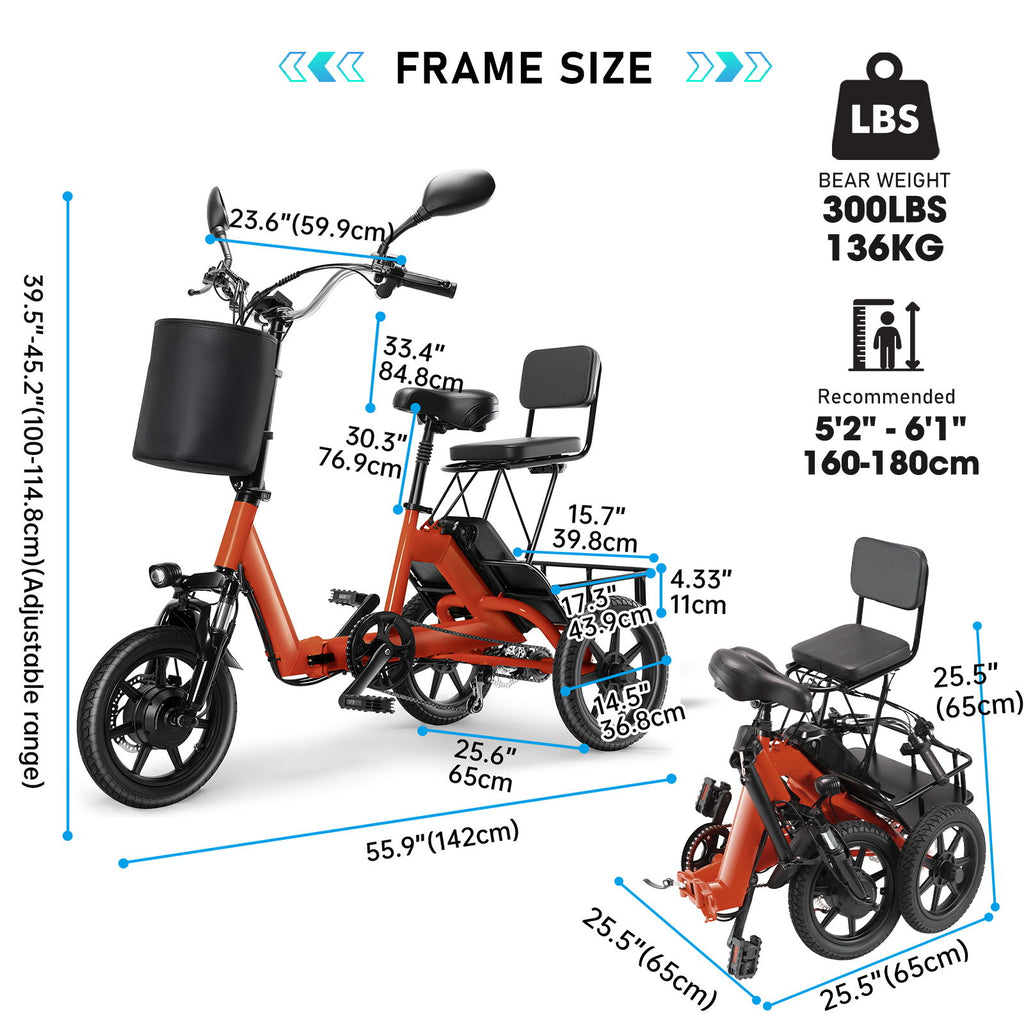Foldable Electric Tricycle