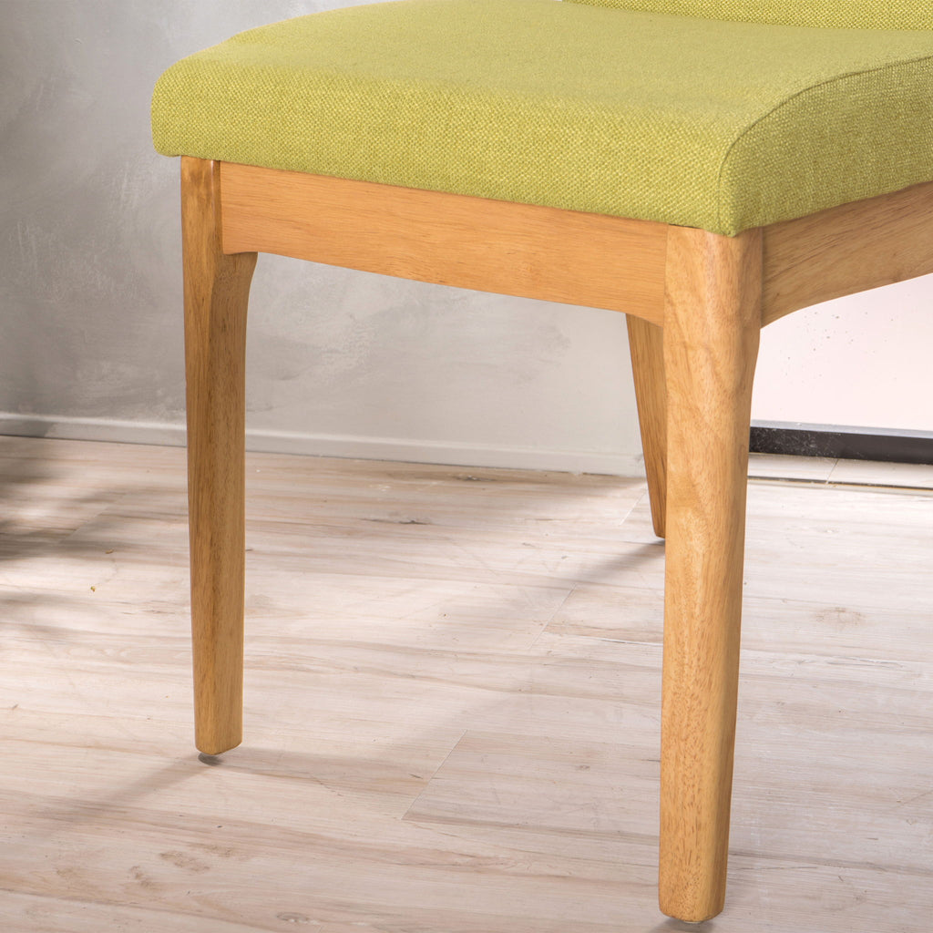 Contemporary Fabric Comfort Dining Chairs (Set of 2)