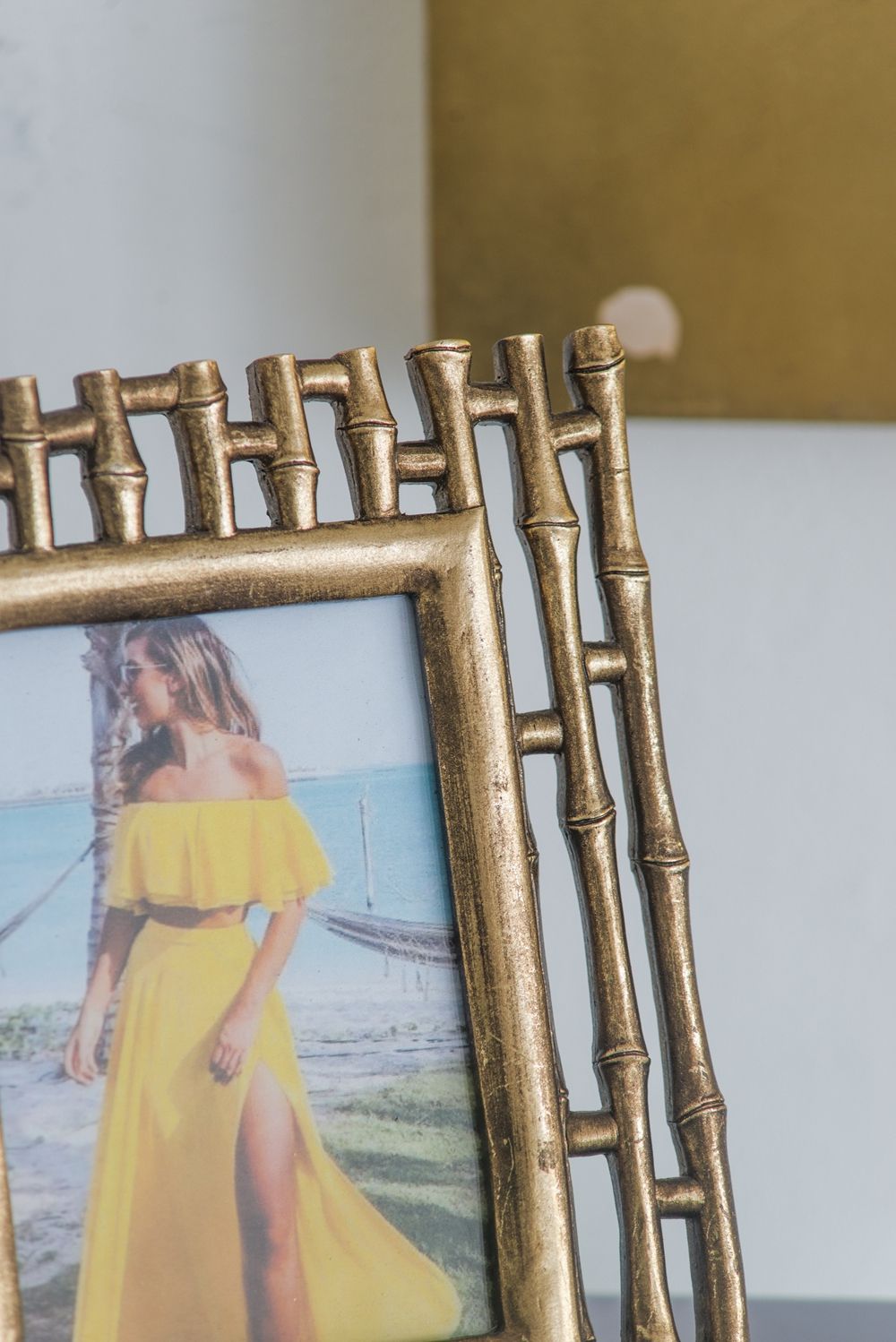 Photo Resin Frame, Opening (Set of 2) - Gold