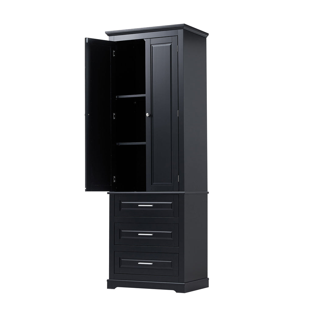 Storage Cabinet With 3 Drawers For Bathroom