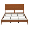 Modern Sled Platform Bed Frame With Slats