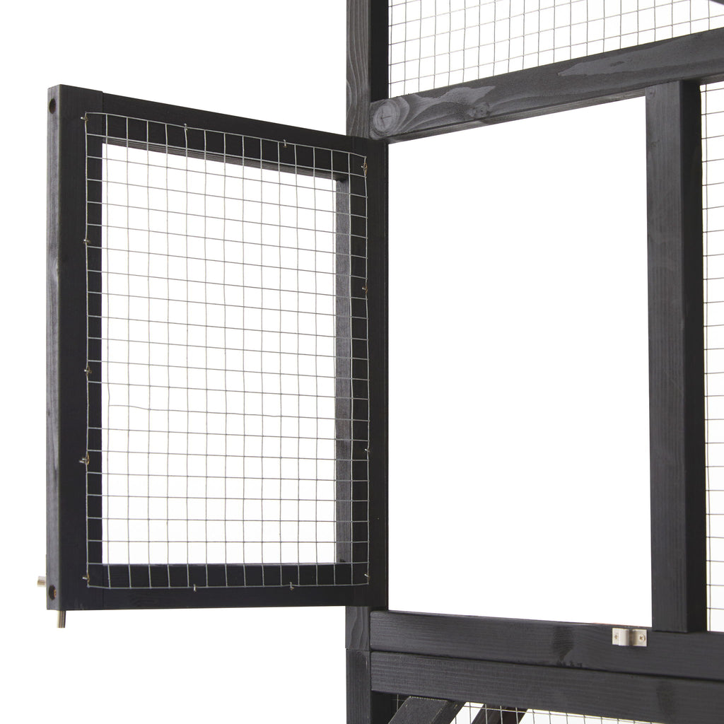 Outdoor Cat Catio With Platforms