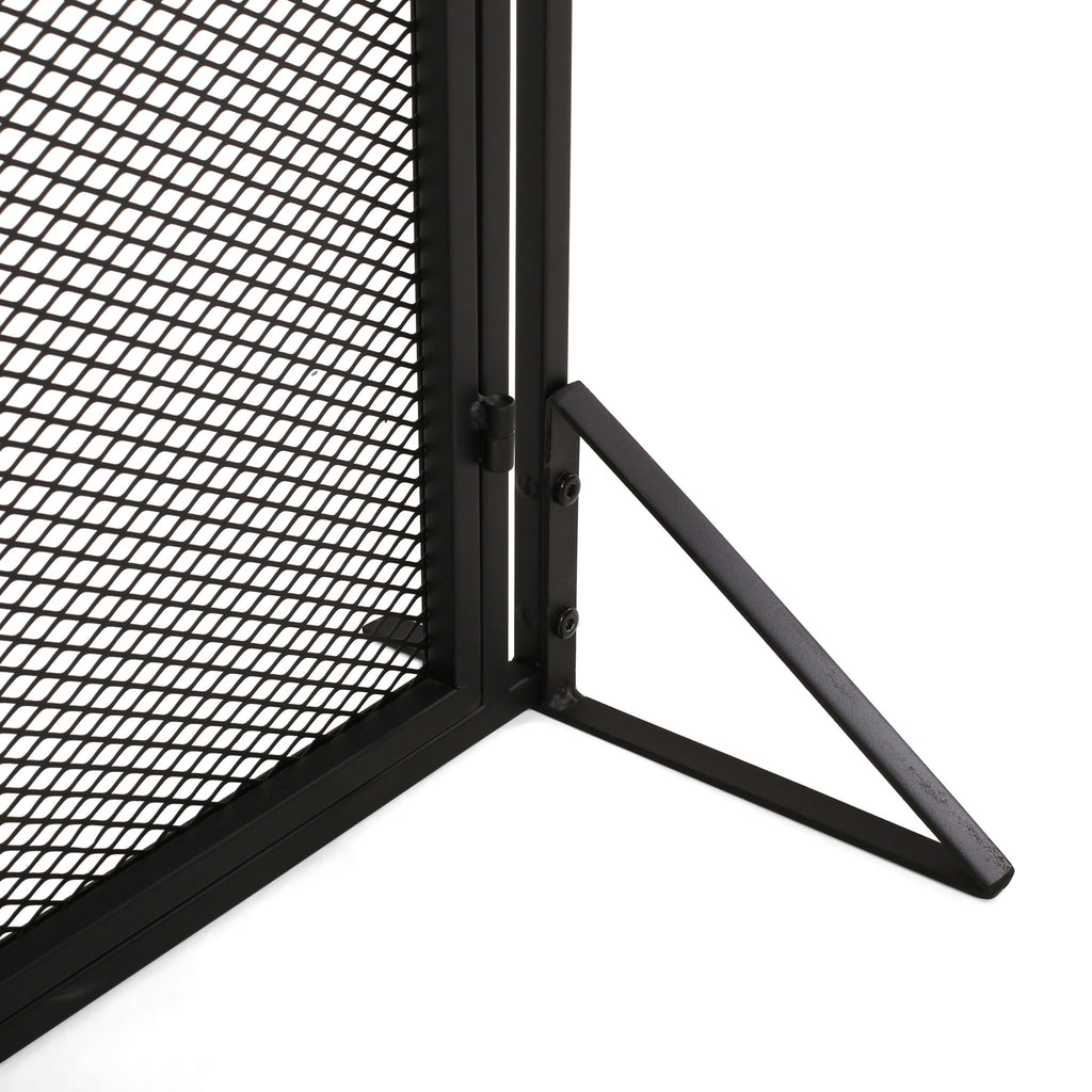 Samantha - Iron Fireplace Screen 2 Door Design