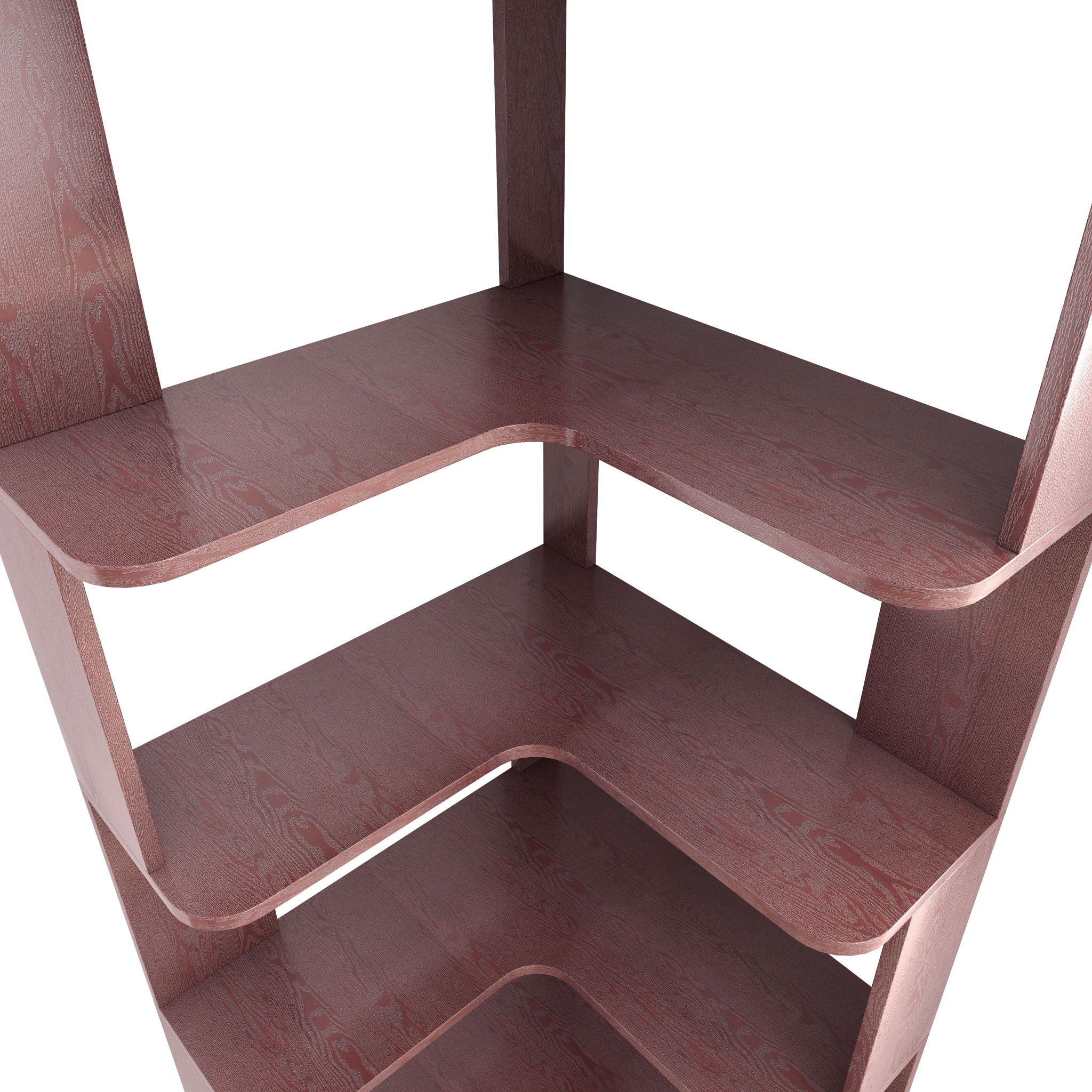 L-Shaped Corner Bookshelf