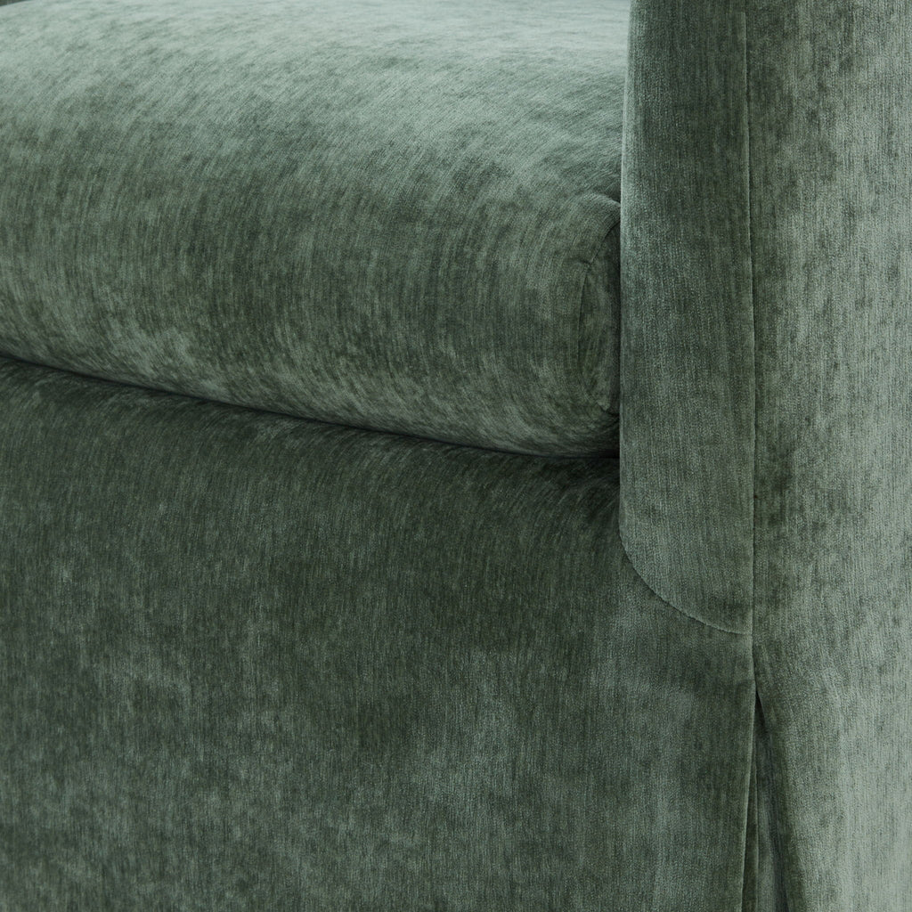 Luisa - Skirted Swivel Accent Chair