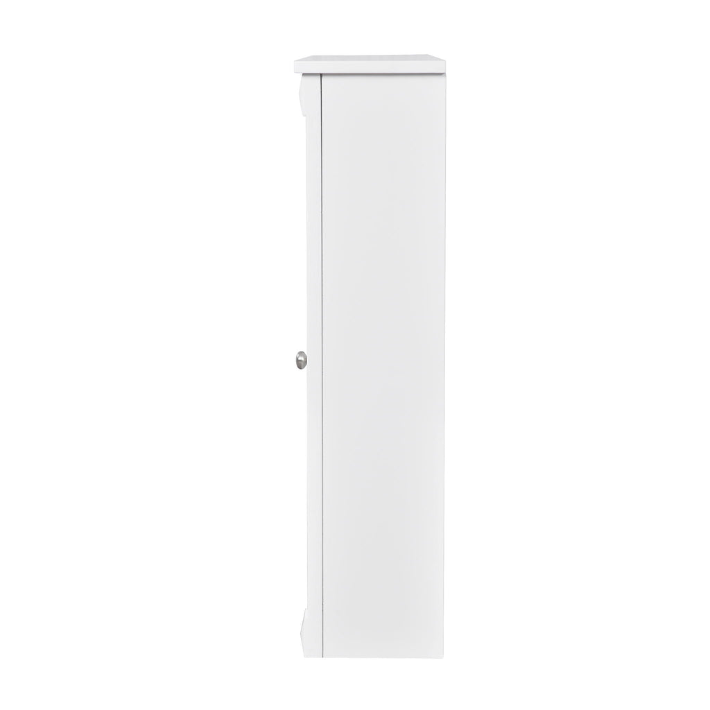 Wall-Mounted Bathroom Cabinet With Mirror And Adjustable Shelves