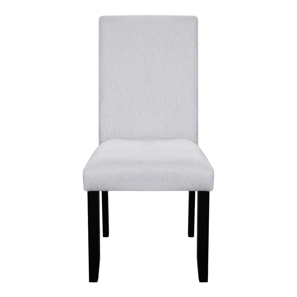 5 Piece Round Dining Table Set, Modern Dining Table And 4 Upholstered Chairs For Dining Room