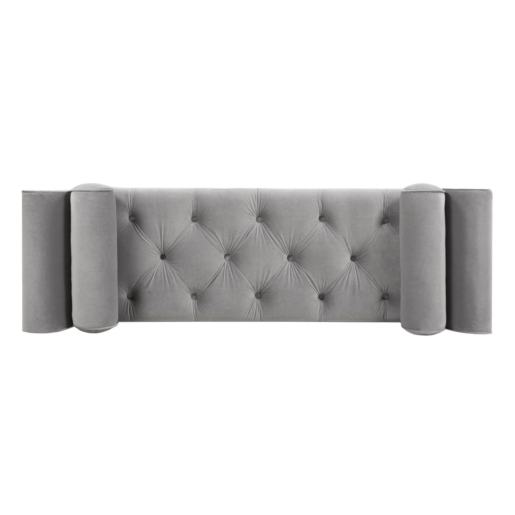 Alma - Tufted Flared Arm Entryway Bench